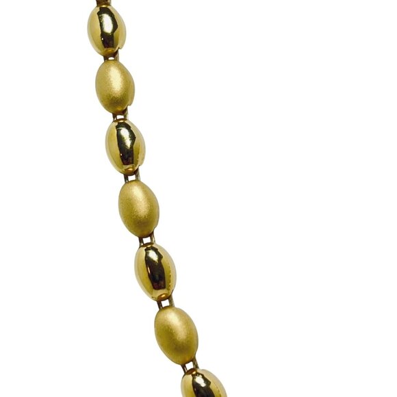 Vintage Gold Tone Oval Link Necklace (5697) - Picture 2 of 9